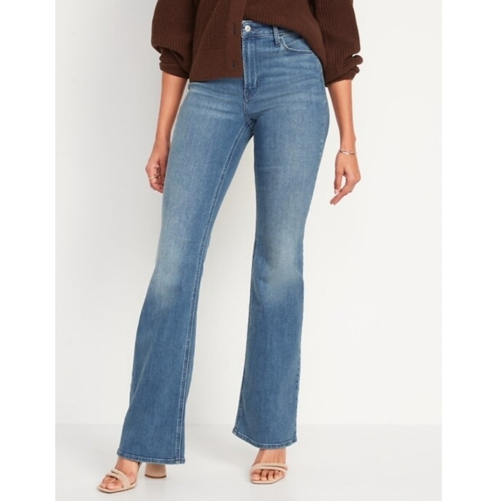 Old Navy Micro Flare Mid Rise Jeans Pants